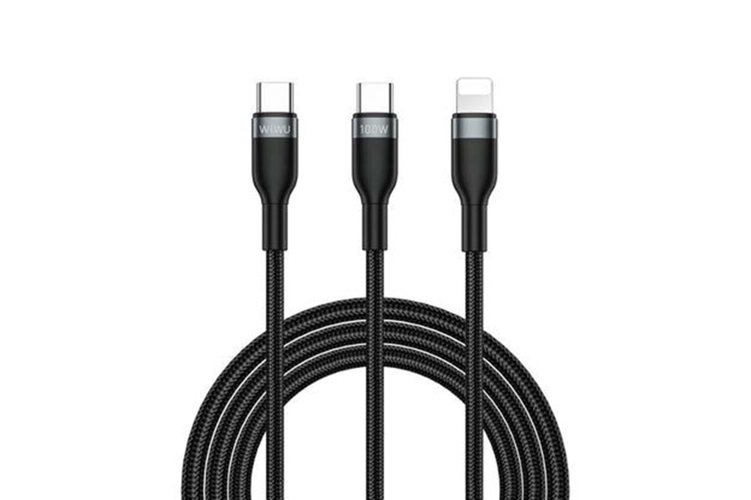 Wiwu Concise C029 Usb-C to Usb-C+Iphone Kablo