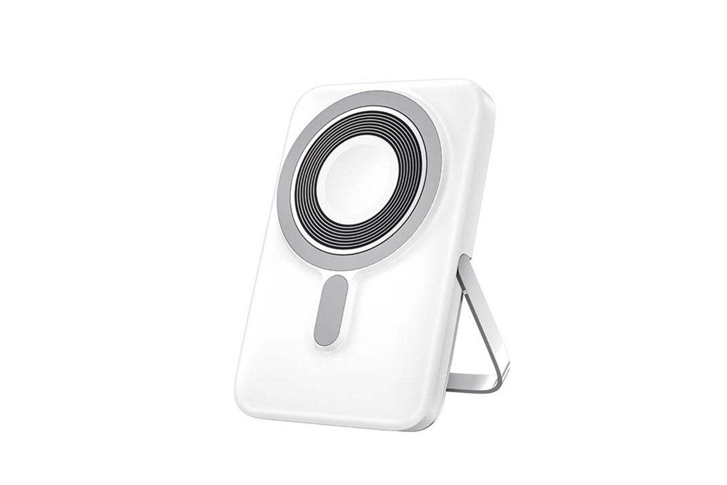 Wiwu Elite Power Bank 10.000 mAh Magnetic Kablosuz Hızlı Şarj Standı Beyaz PO18