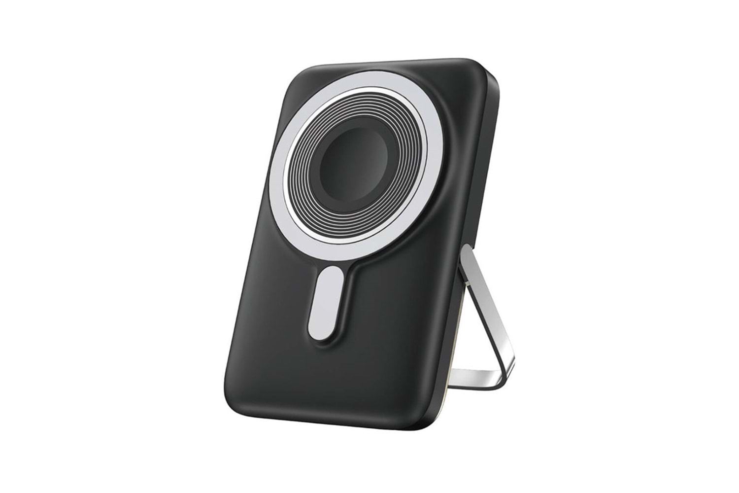Wiwu Elite Power Bank 10.000 mAh Magnetic Kablosuz Hızlı Şarj Standı Siyah PO18