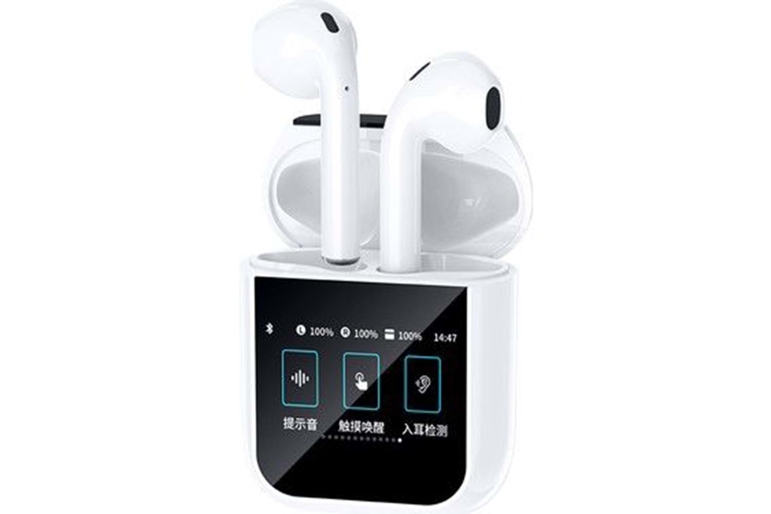 Wiwu Airbuds T24 Dokunmatik LCD Ekranlı Bluetooth Kulaklık