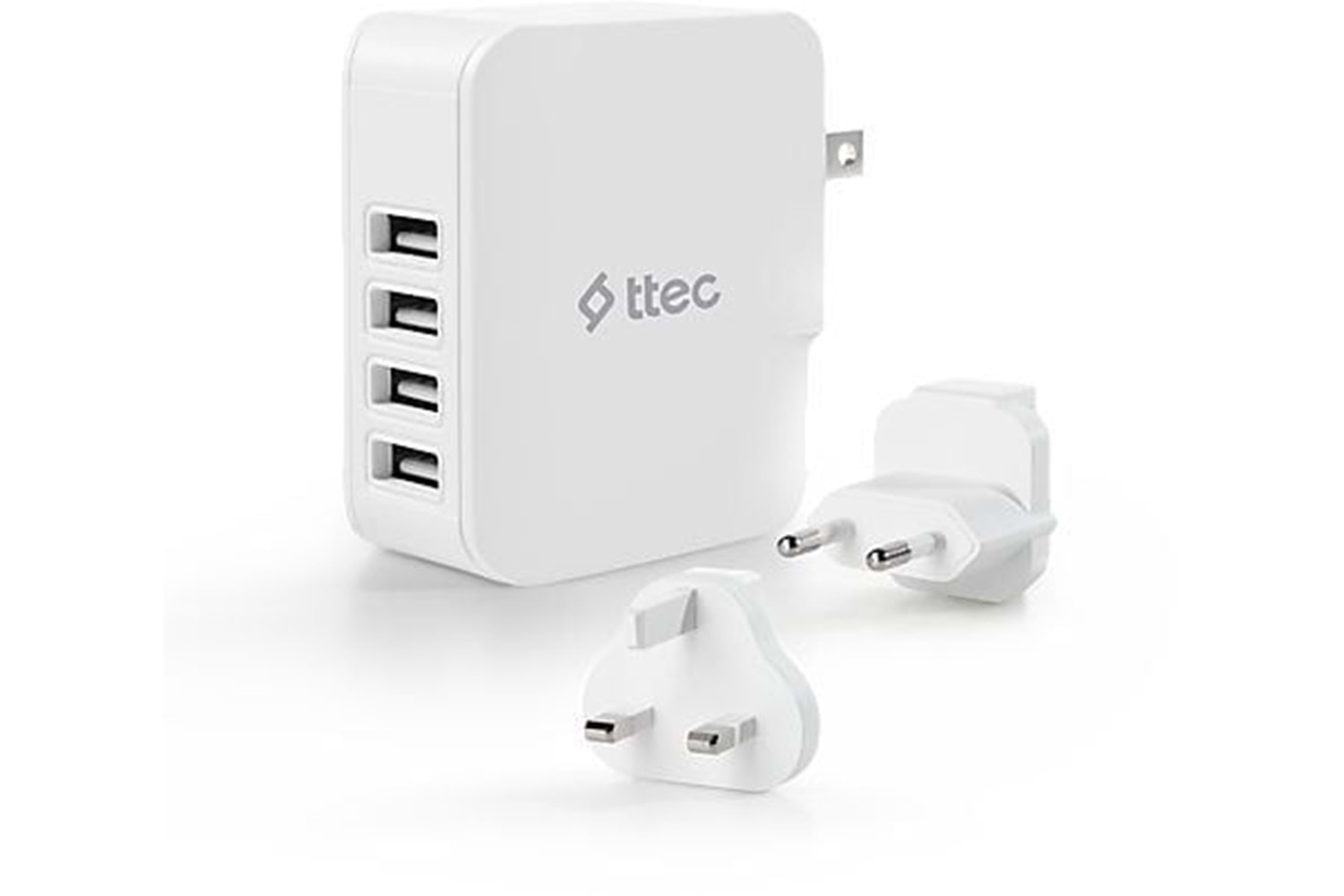 Ttec 2SC02BUK Quattro Traveler 4 Usbli Dünya Seyahat Şarj Cihazı Kiti