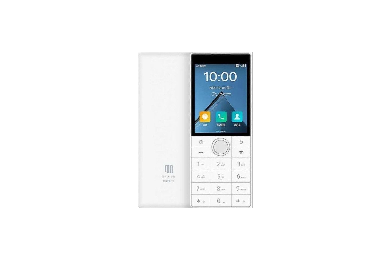 Qin F22 Tuşlu Android Dokunmatik Telefon 16GB White