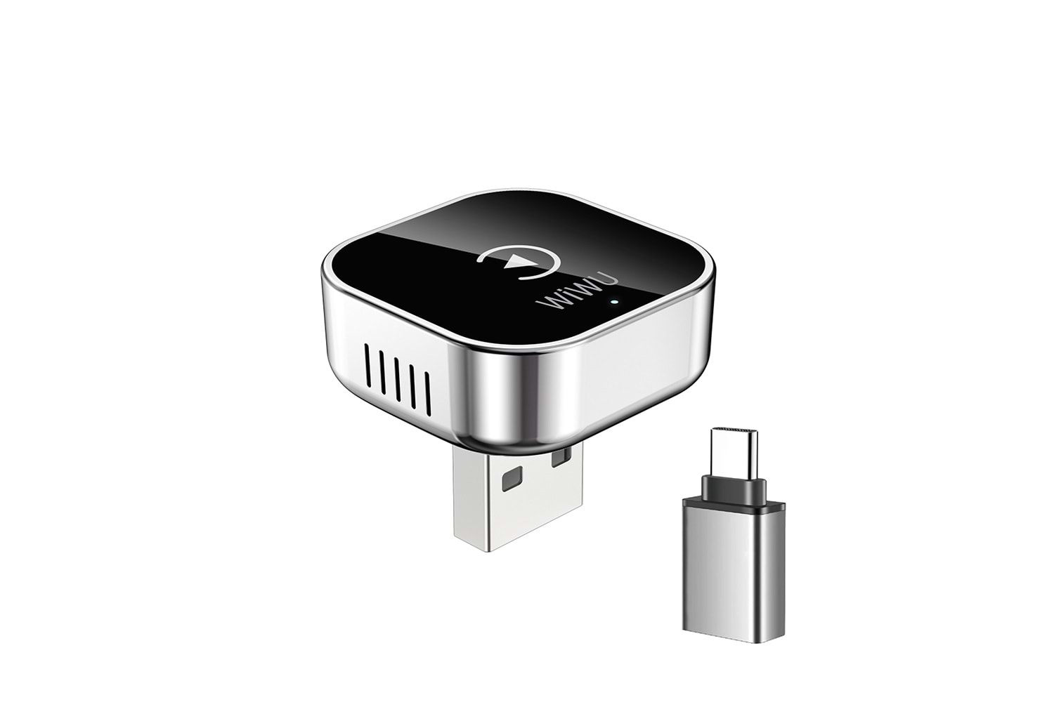 Wiwu Wi-CP003 2'si 1 Arada CarPlay USB Kablosuz Verici Adaptörü