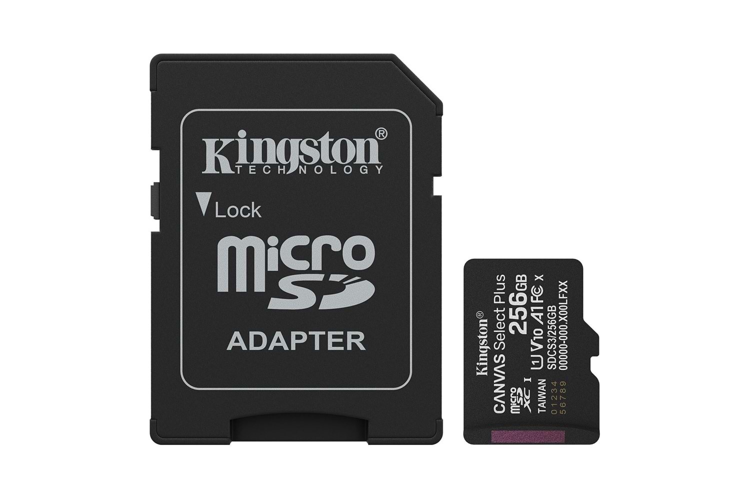 Kingston 256GB Canvas Select Plus microSD Kart