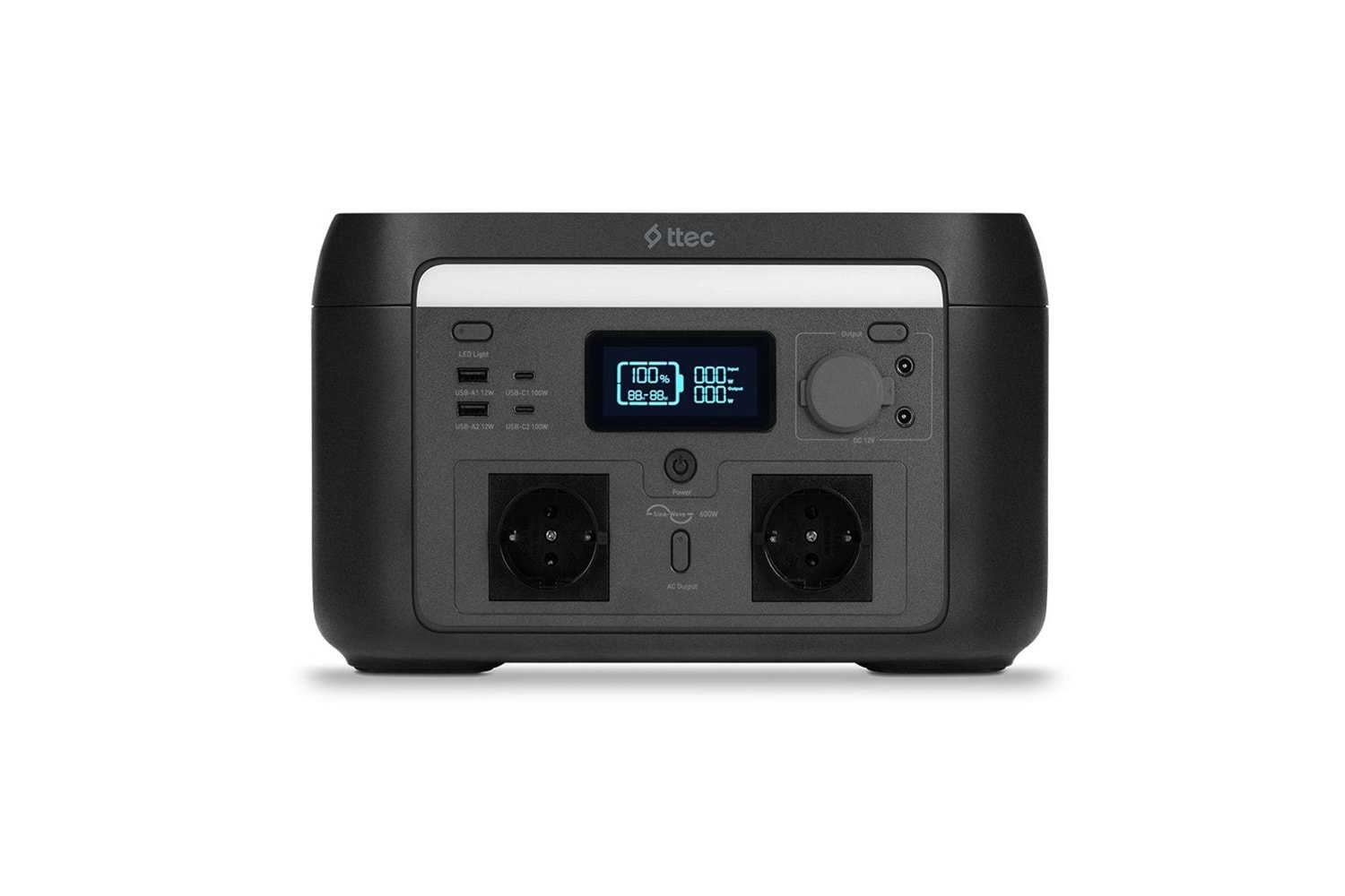 Ttec PowerMax Pro 512Wh 600W Taşınabilir Güç İstasyonu