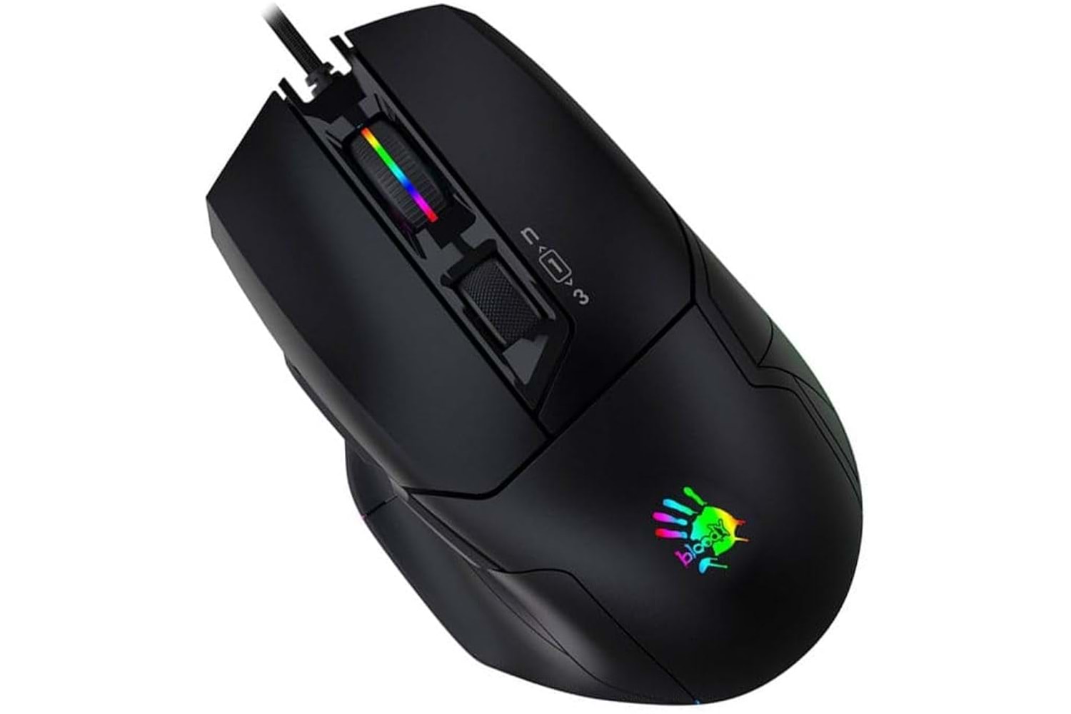 A4Tech Bloody W70 Max Extra Fire RGB Gaming Mouse Black