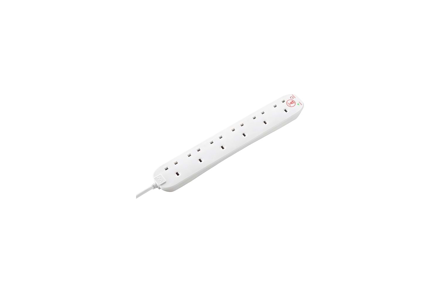 Masterplug 6 Soketli 2m Uzatma Kablosu