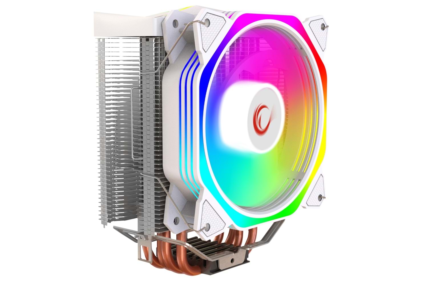 Rampage OCTAGON C50 Beyaz 57CFM 1800RPM 12cm ARGB AM5/LGA1700 Uyumlu Hava Soğutmalı CPU Fan