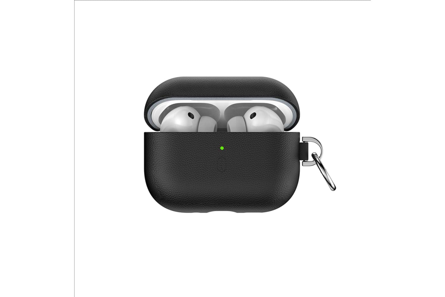 Wiwu Apple AirPods Pro 3 HC-201 Parmak İzi Bırakmayan Deri Kılıf Siyah