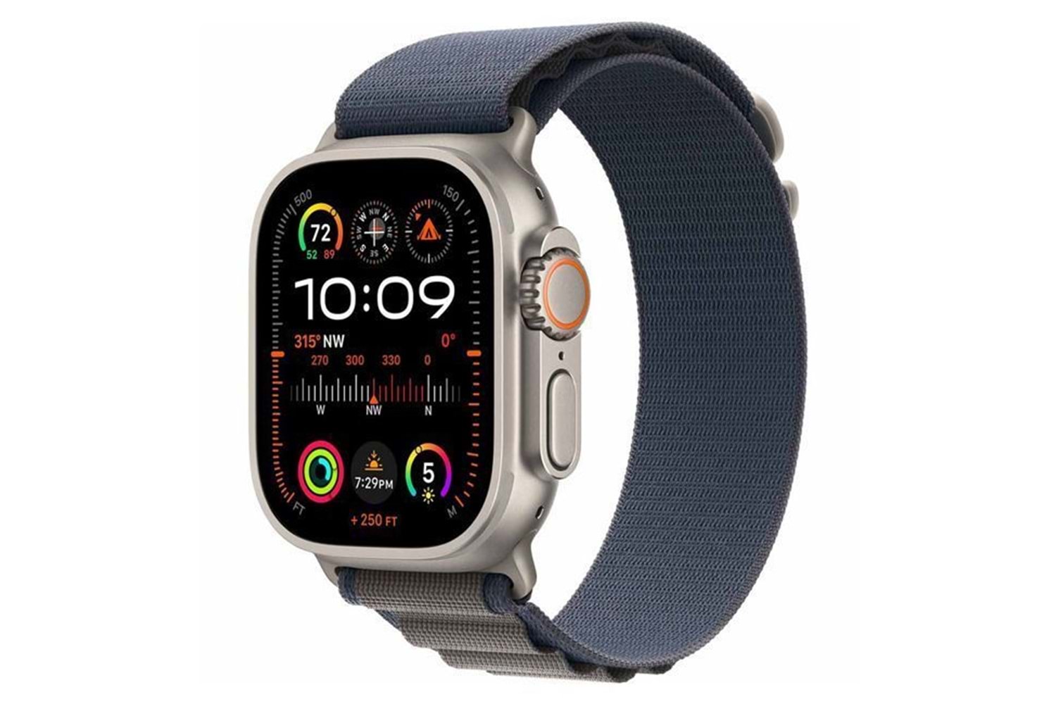 Wiwu Alpine Naylon Kayış Mavi Apple Watch