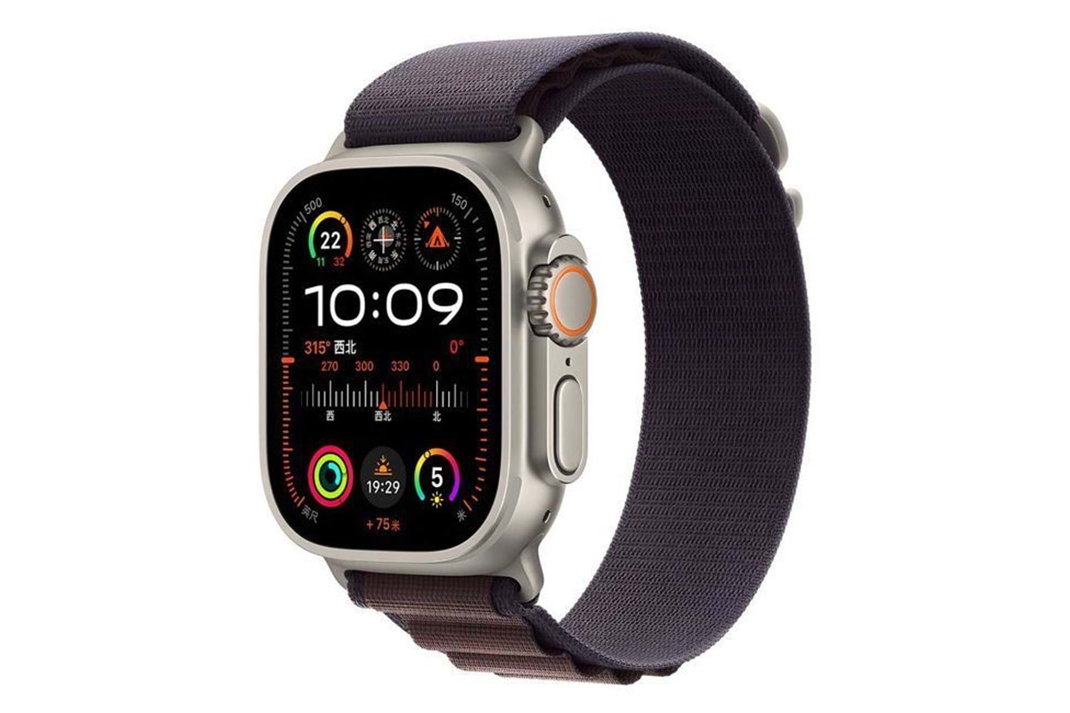 Wiwu Alpine Naylon Kayış İndigo Apple Watch 44/45/46/49mm
