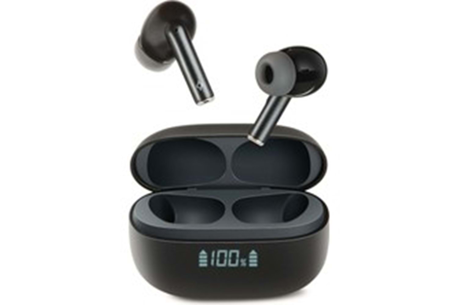 Ttec 2KM159S AirBeat Pro ANC LCD Gerçek Kablosuz TWS Bluetooth Kulak İçi Kulaklık Siyah