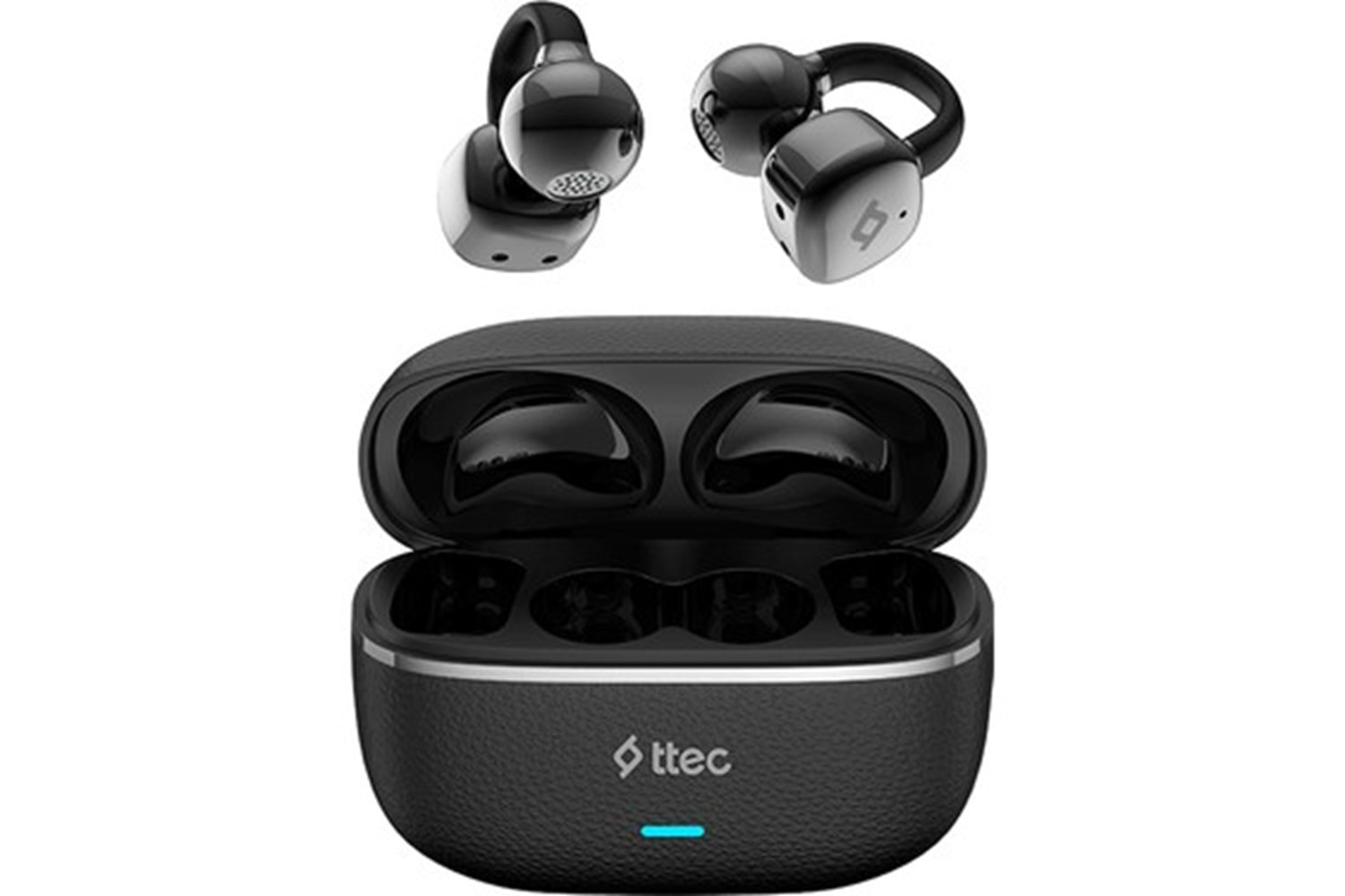 Ttec AirBeat Onyx Açık Kulak Tasarımlı Klipsli Kablosuz Bluetooth Kulaklık - 2KM178