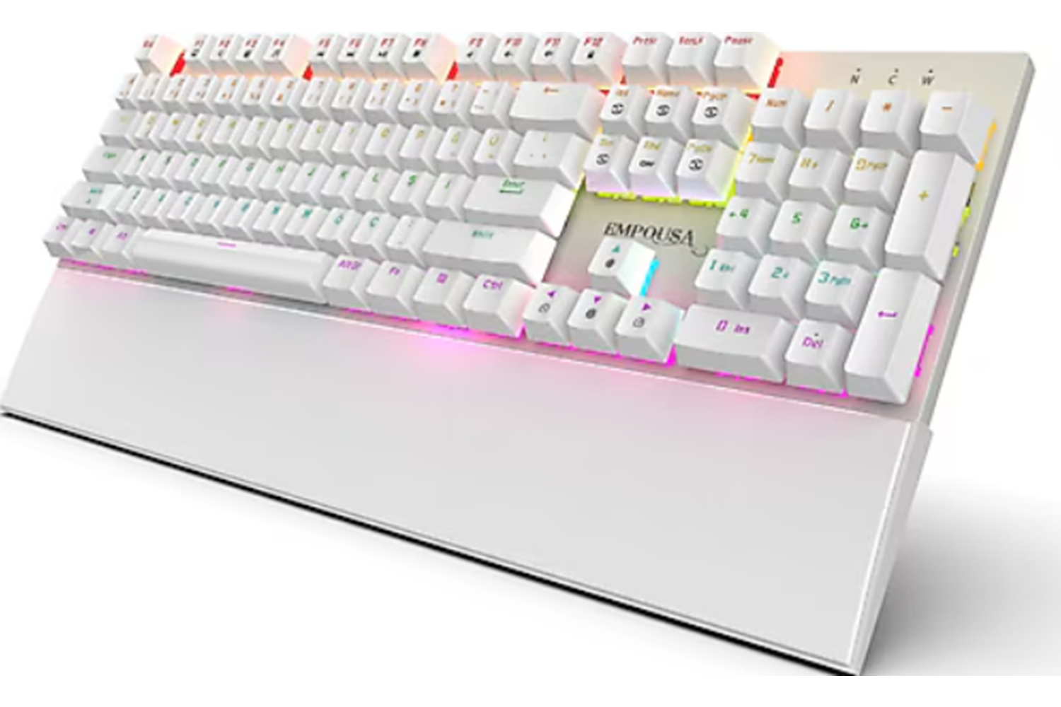 Inca IKG-456 Empousa Blue Switch Mekanik Metal Panel White Gaming Klavye