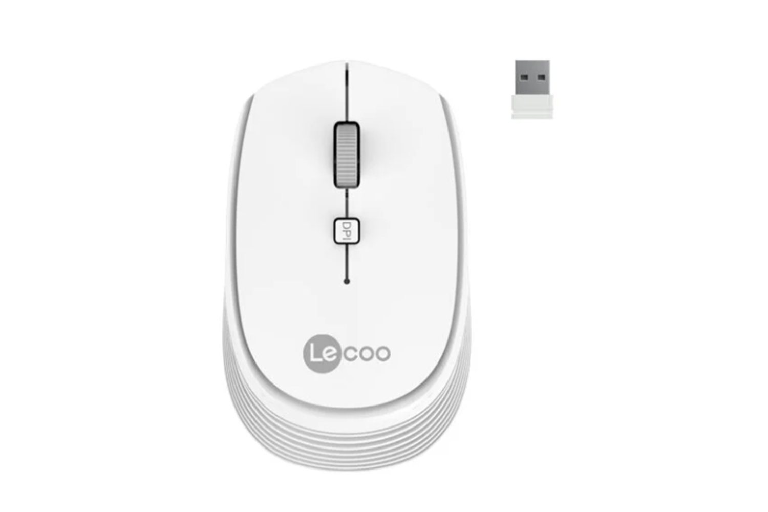 Lecoo WS202 Wireless/Kablosuz Beyaz Mouse