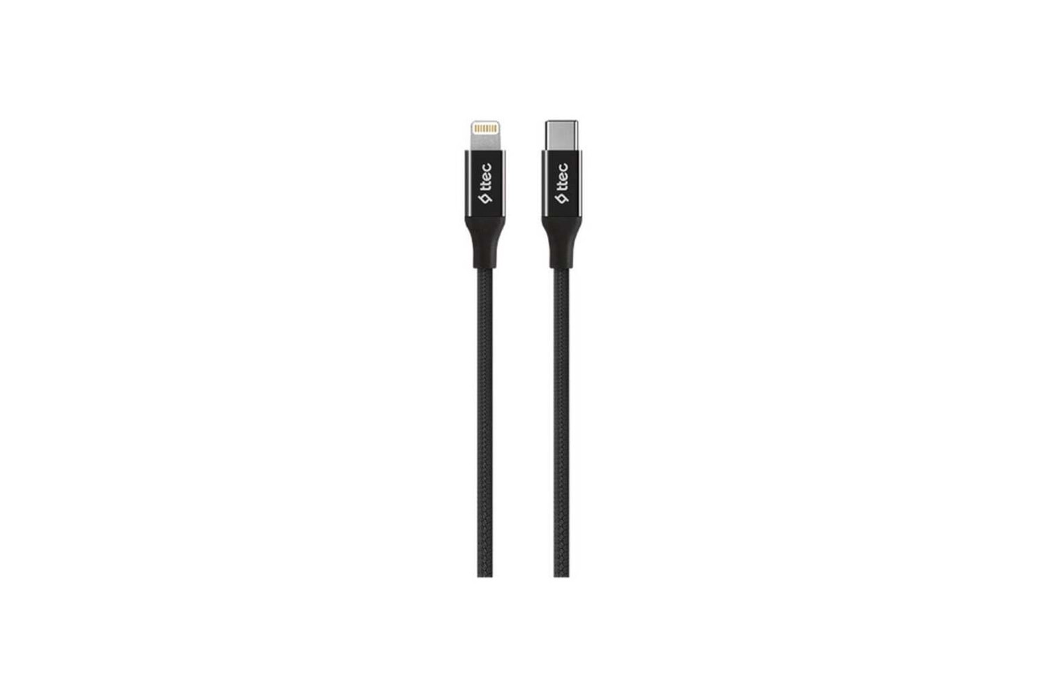 Ttec 2DK41S AlumiCable USB-C - Lightning Hızlı Şarj Kablosu 150cm Siyah