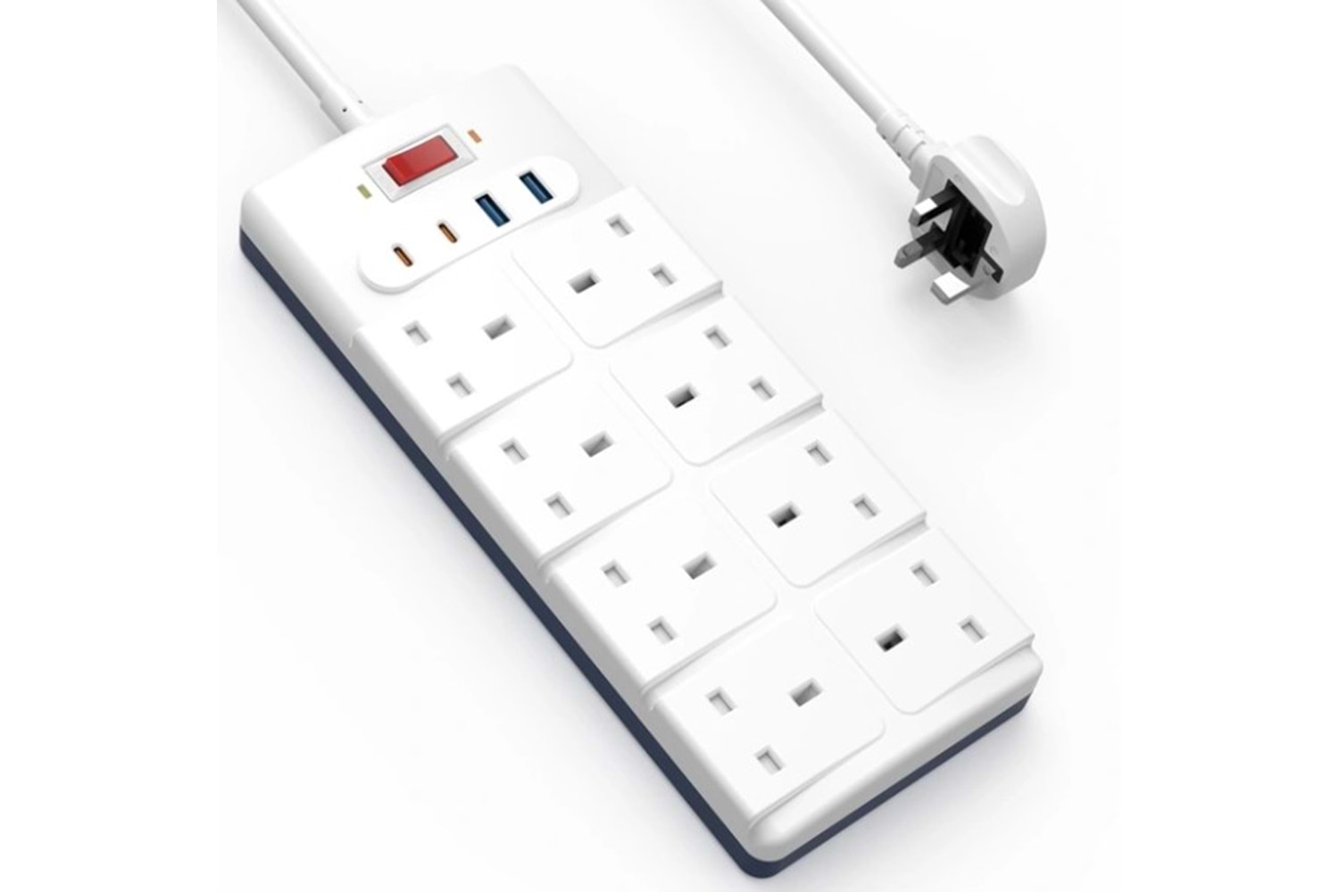 Wiwu S009 Çok Fonksiyonlu 12’li 20W Çoklu Priz (2× Type-C + 2× USB-A)