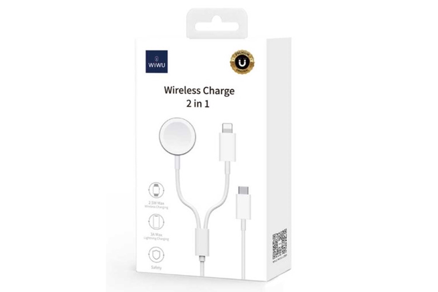 Wiwu Wireless Charge 2 in 1 Kablosuz Şarj Standı