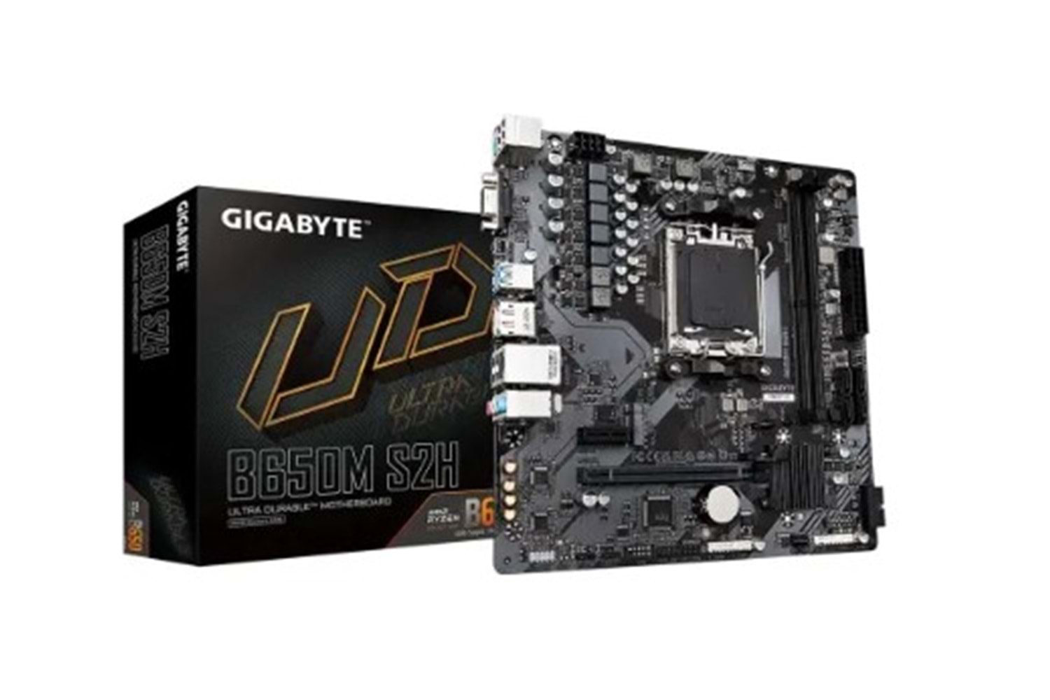 GIGABYTE B650M-S2H AM5 DDR5 SES GLAN DP/HDMI/VGA SATA3 USB3.2 mATX
