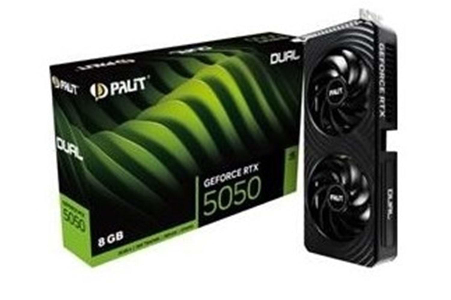Palit RTX5050 DUAL 8GB 128Bit GDDR6 3x DP 2.1b, 1x HDMI 2.1b