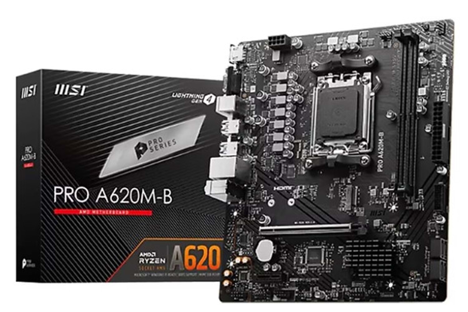 MSI Pro A620M-B AMD AM5 DDR5 Micro ATX Anakart