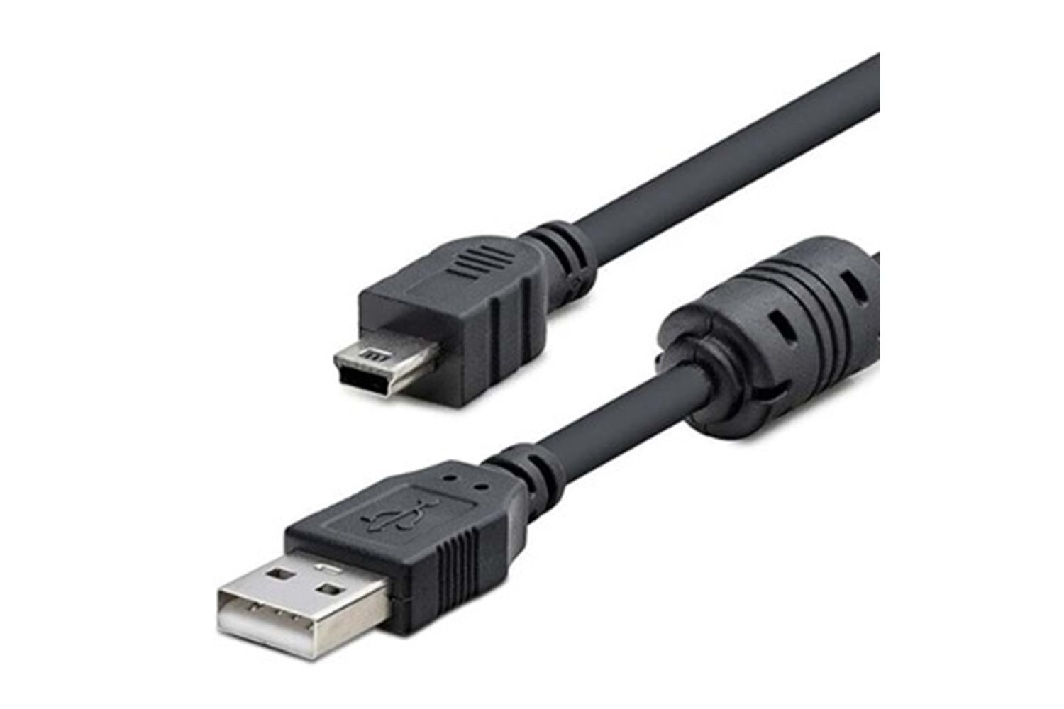 Hadron 1.5M USB/MINI 5Pin To Usb Kablo Siyah