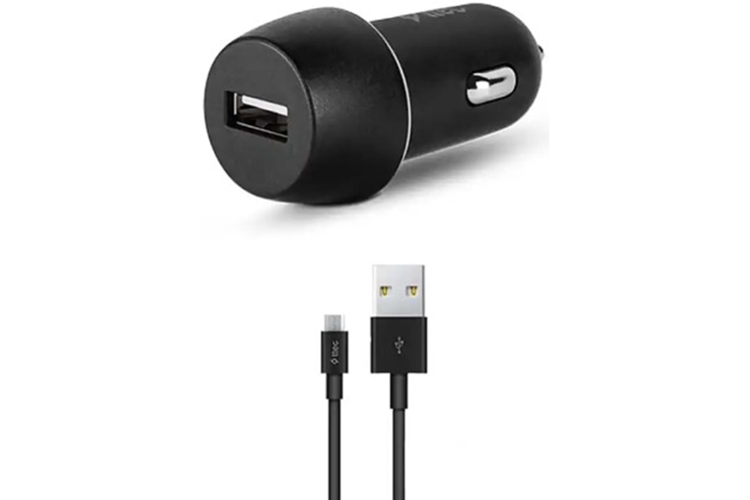 Ttec SmartCharger Araç Şarj Aleti 2.1 A Micro USB Kablolu Siyah