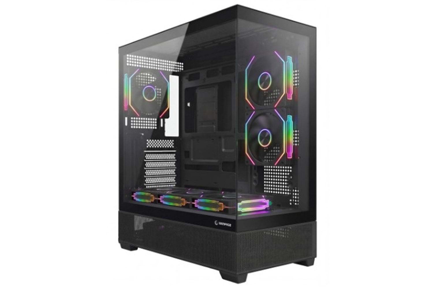 Rampage HYDRA V5 850W 80 Plus Bronze Siyah 6*12cm ARGB Fan ATX MID-T Gaming Oyuncu Kasası
