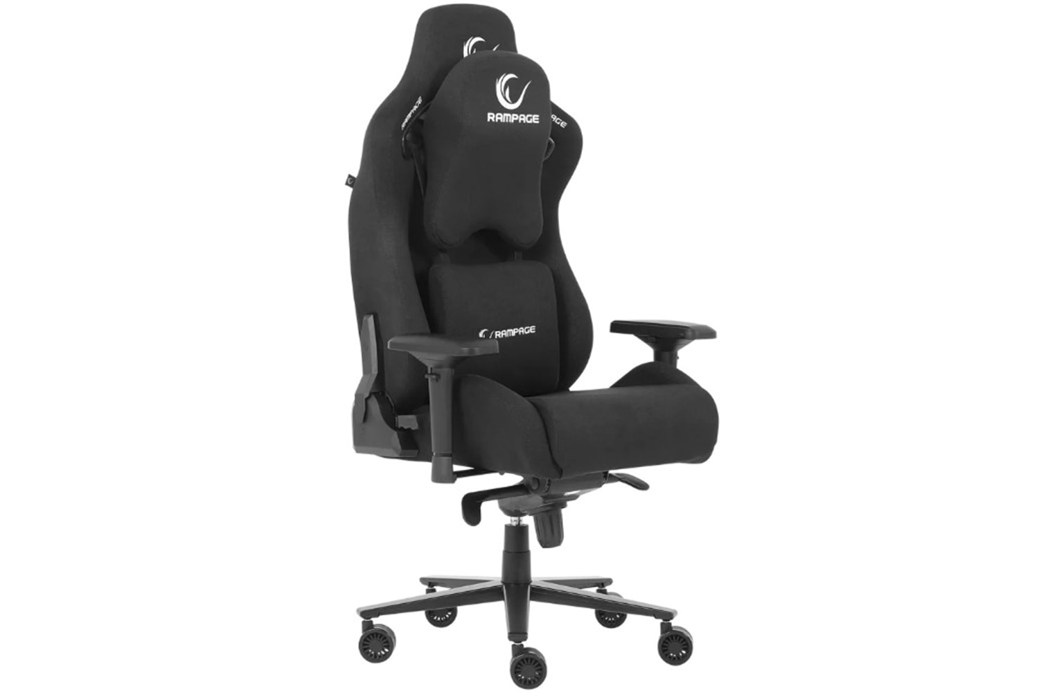 Rampage KL-R21 GRAND SERIES Üst Seviye Terletmez Kumaş Siyah Gaming Oyuncu Koltuğu