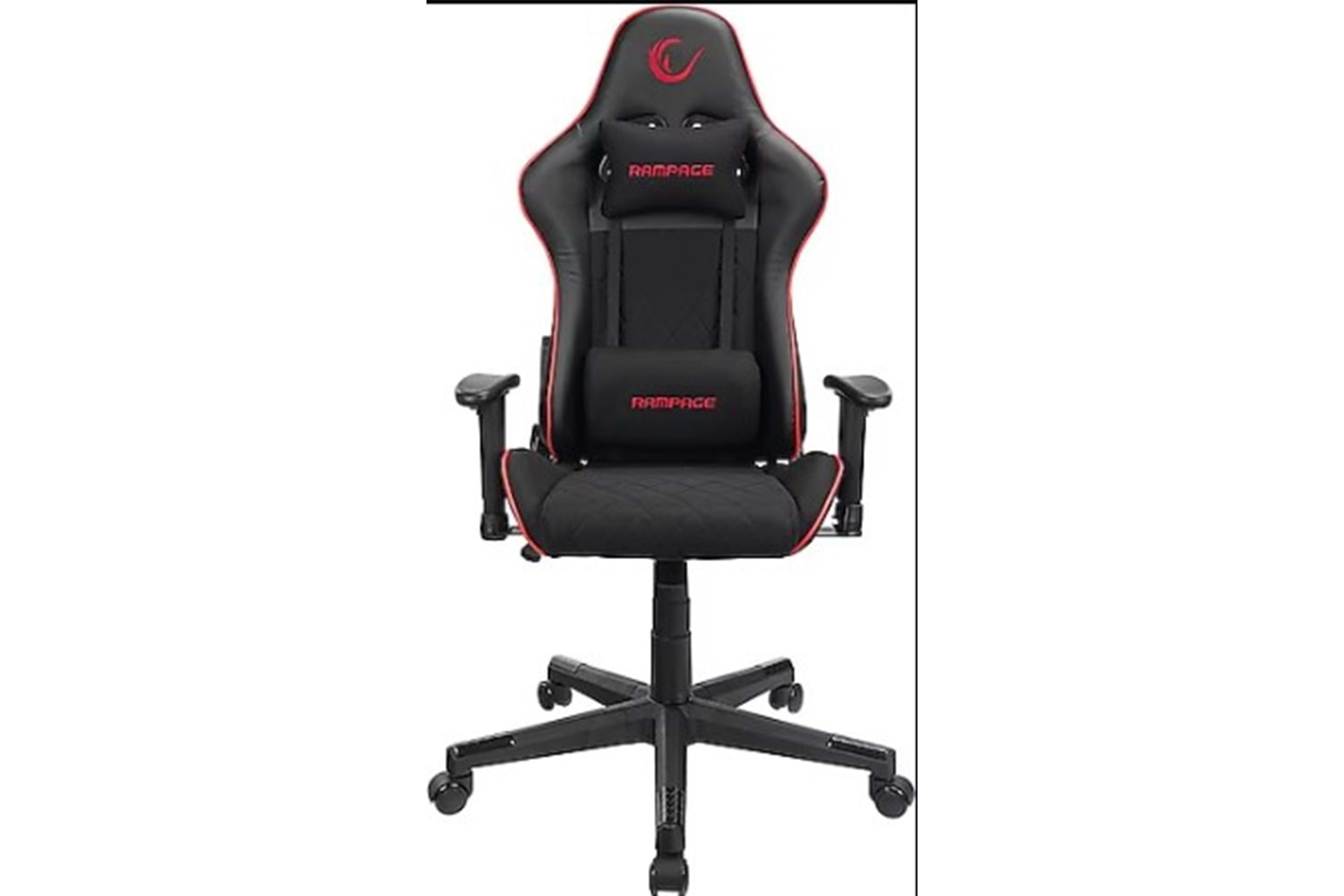 Rampage KL-R16 DRAPE Üst Seviye Terletmez Kumaş Siyah Gaming Oyuncu Koltuğu