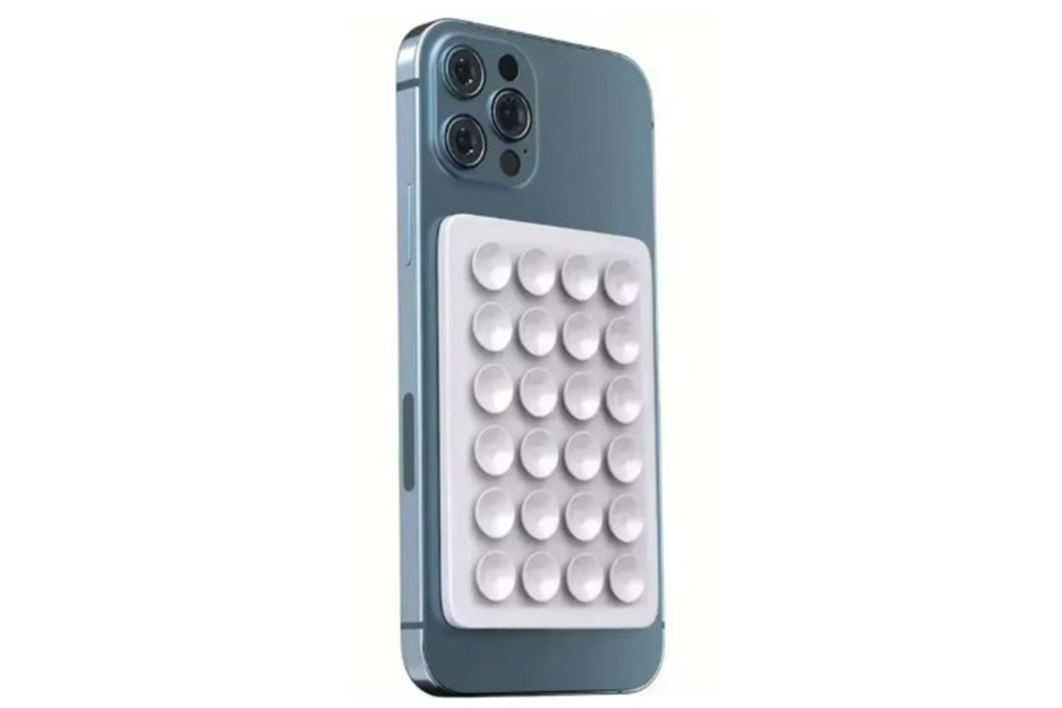 Addison ADS-XH18 Silikon Vakumlu Telefon Tutucu Beyaz