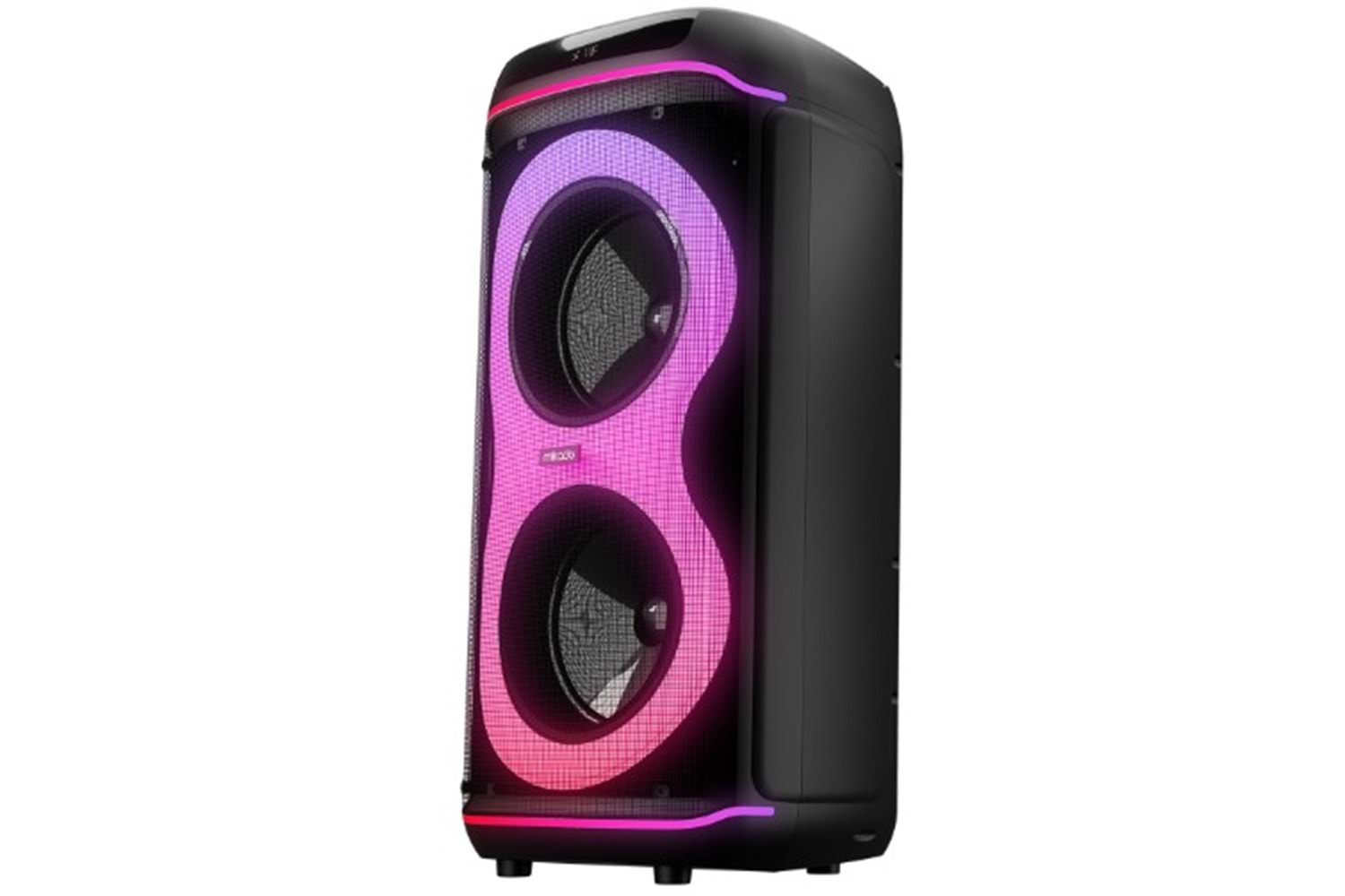 Mikado MD-63BT 60W 1 Adet Kablosuz Mikrofonlu USB+TF+TWS+AUX+BT Destekli Siyah Ses Sistemi