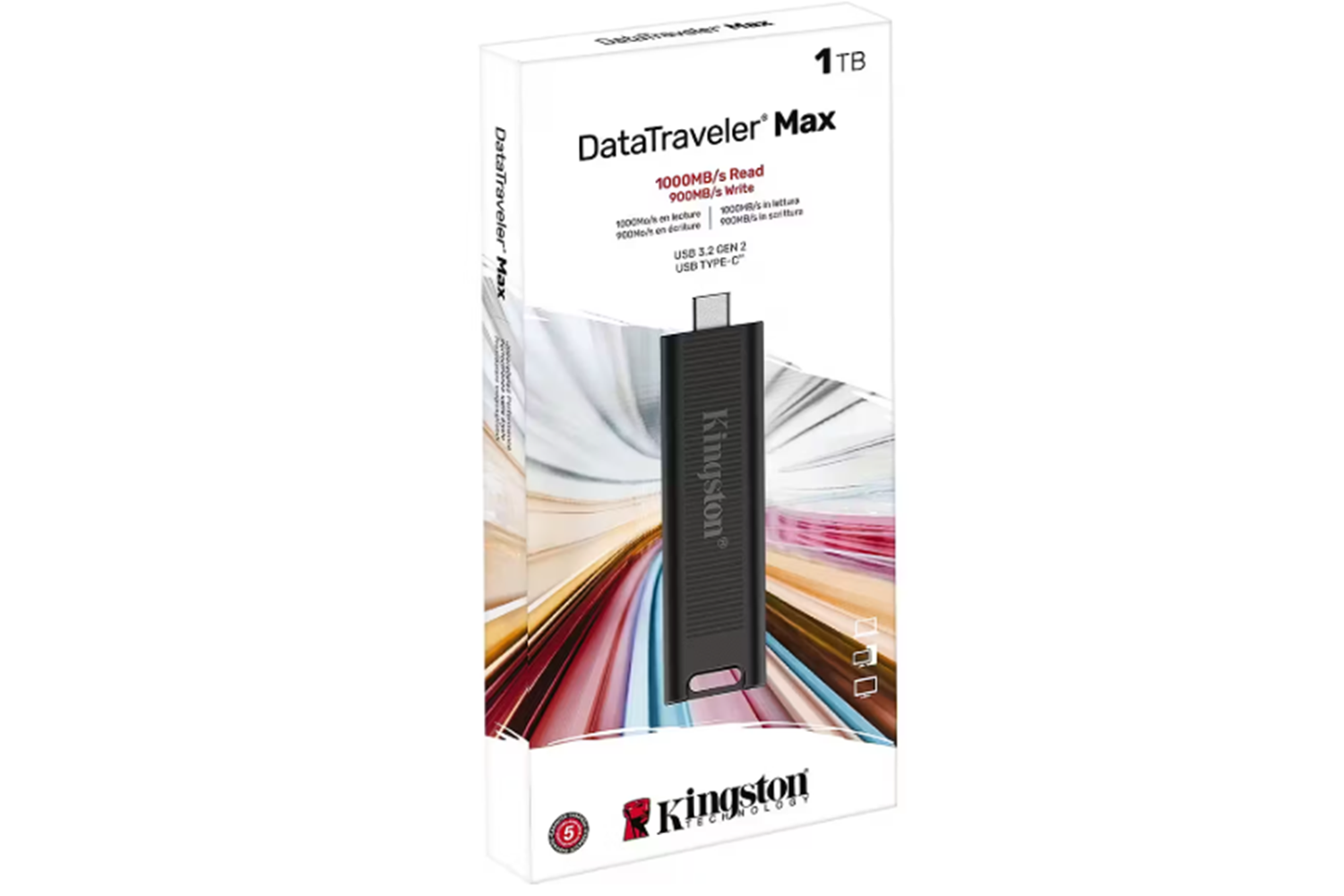 Kingston DataTraveler Max USB-C 3.2 Gen 2 DTMAX/1TB 1 TB Flash Bellek