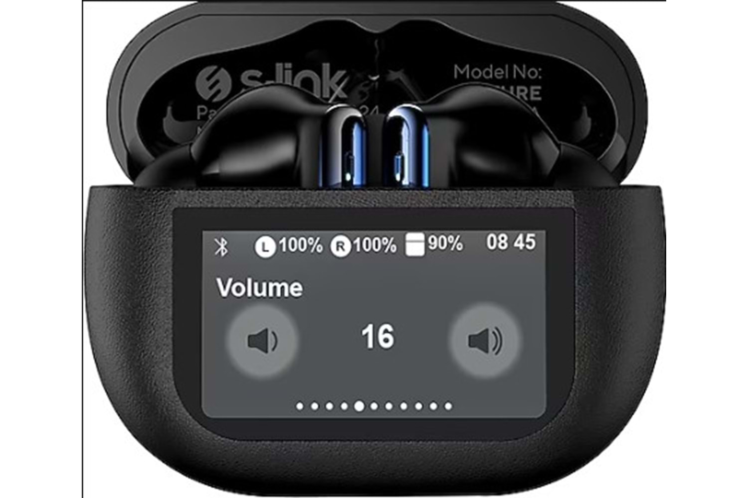S-Link SL-TWS09 Bluetooth 5.4 ANC + ENC TWS Kablosuz Kulaklık - Siyah
