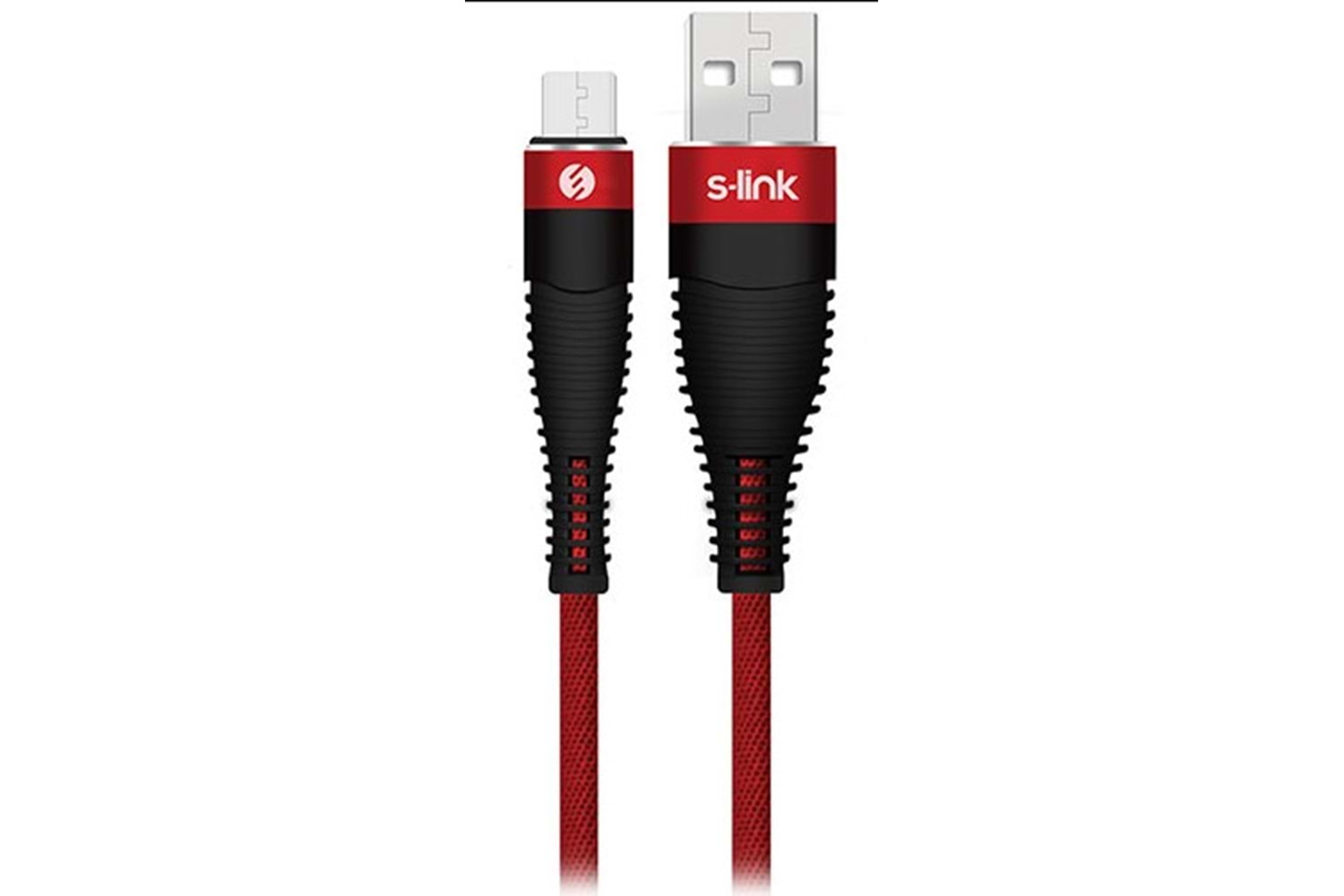 S-link Swapp SW-C585 1.2M 3A Micro Usb Kırmızı Şarj Kablosu