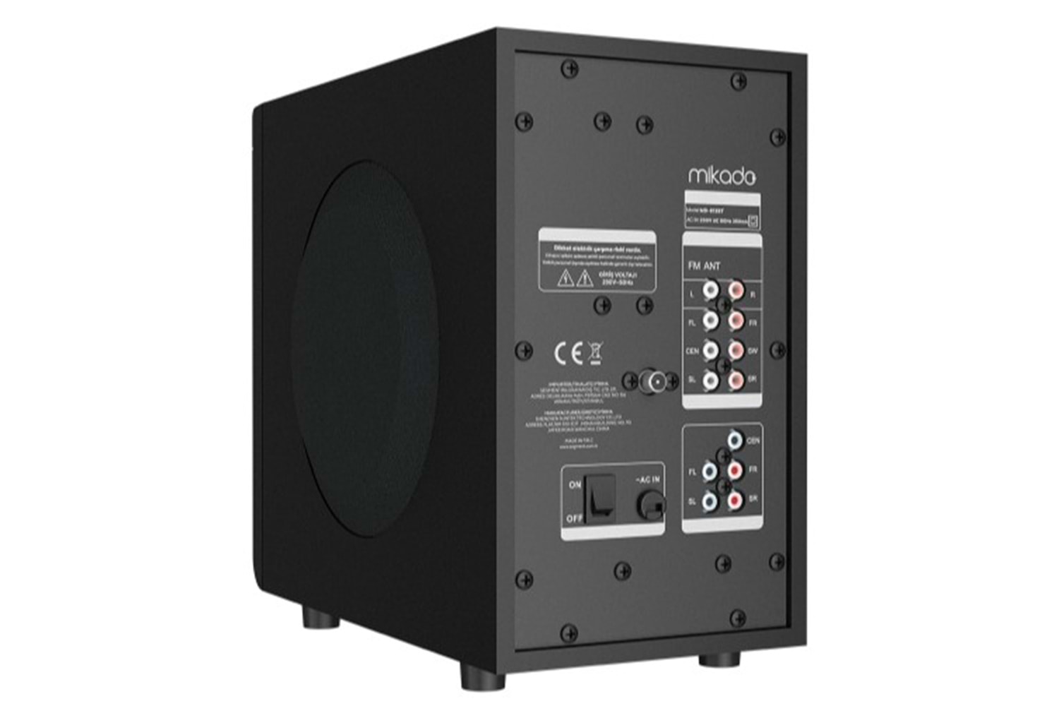 Mikado MD-813BT 80W 5+1 Bluetooth Speaker Siyah