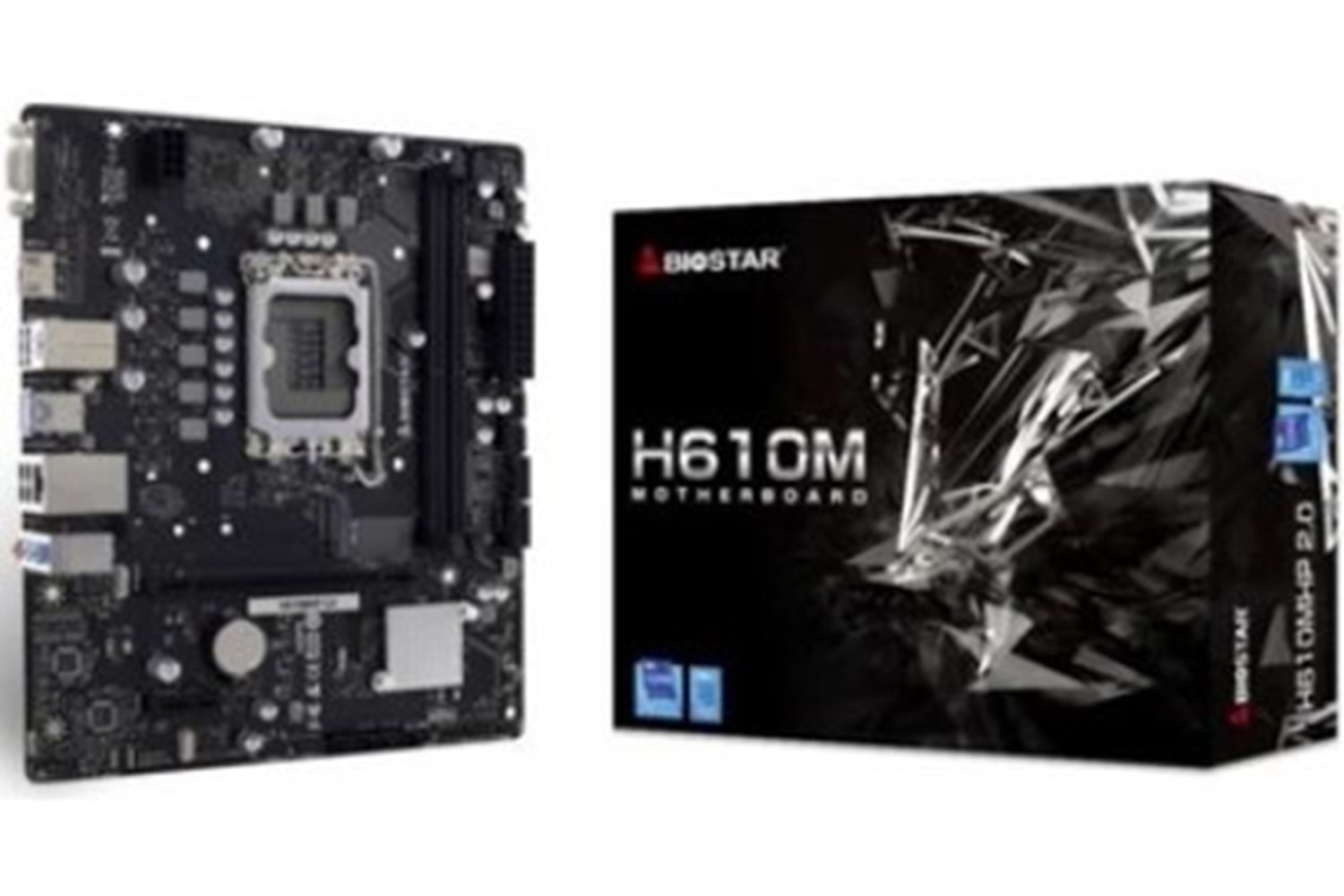 Biostar H610MHP DDR4 3200MHz M.2 HDMI VGA USB 3.2 GLAN MAX 1700Pin
