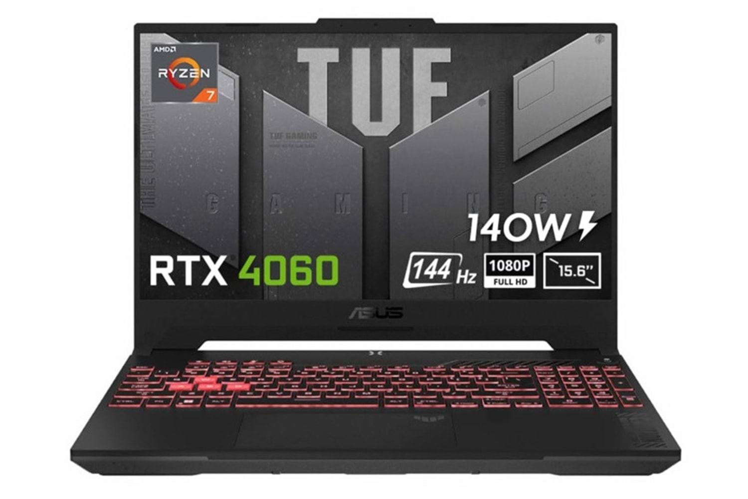 Asus TUF A15 AMD Ryzen 7 7435HS 16GB Ram 512GB SSD 8GB RTX 4060 15.6'' Gaming Laptop