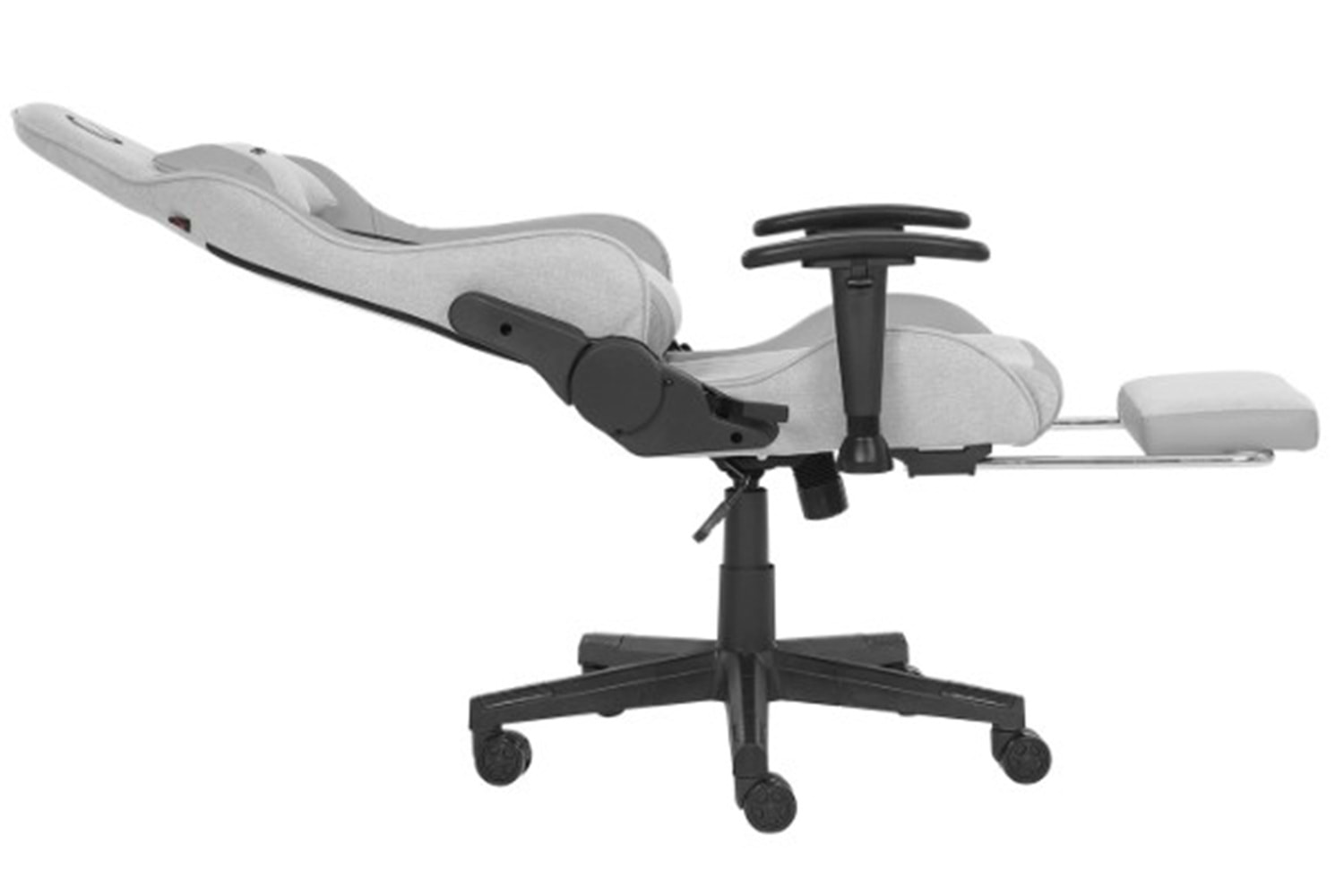 Rampage KL-R27 Elemental Ayak Dayama Yerli Terletmez Kumaş Gri / Karbon Gaming Oyuncu Koltuğu