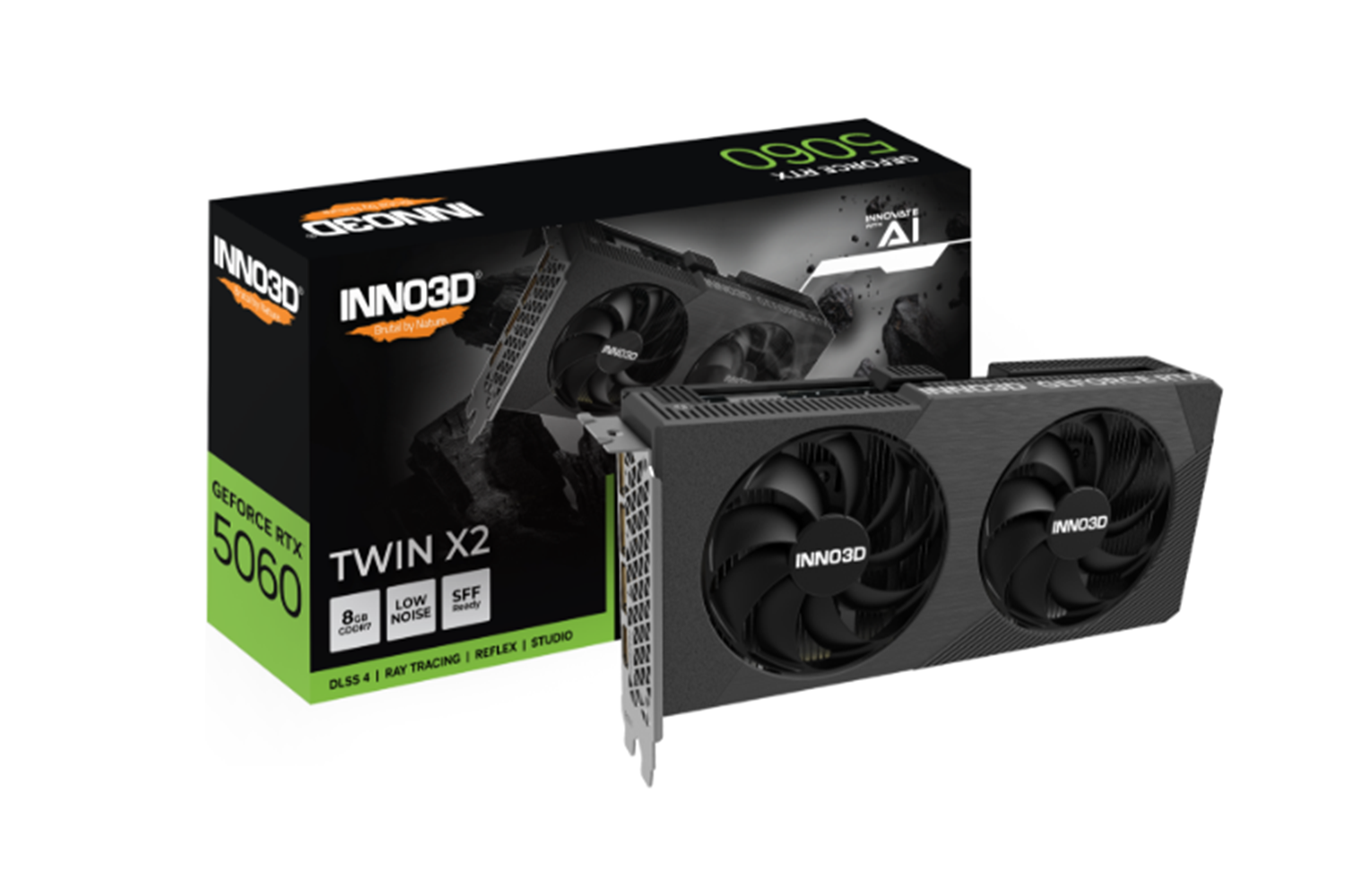 Inno3D RTX5060 8GB Twin X2 128Bit GDDR7 N506T2-08D7-193075N1
