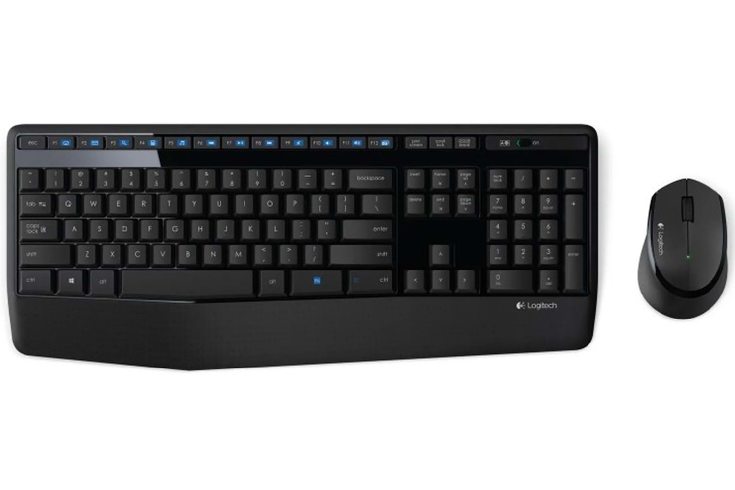 Logitech MK345 Kablosuz Türkçe Q Klavye Mouse Seti - Siyah