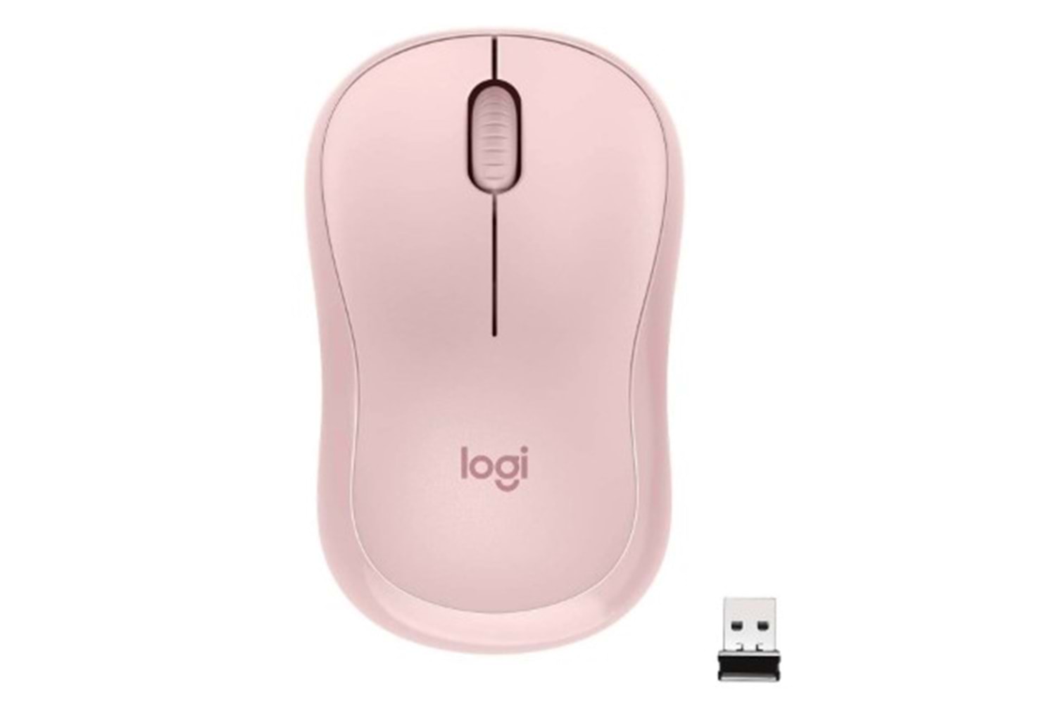 Logitech Sessiz Mouse M221 Rose Pembe Kablosuz