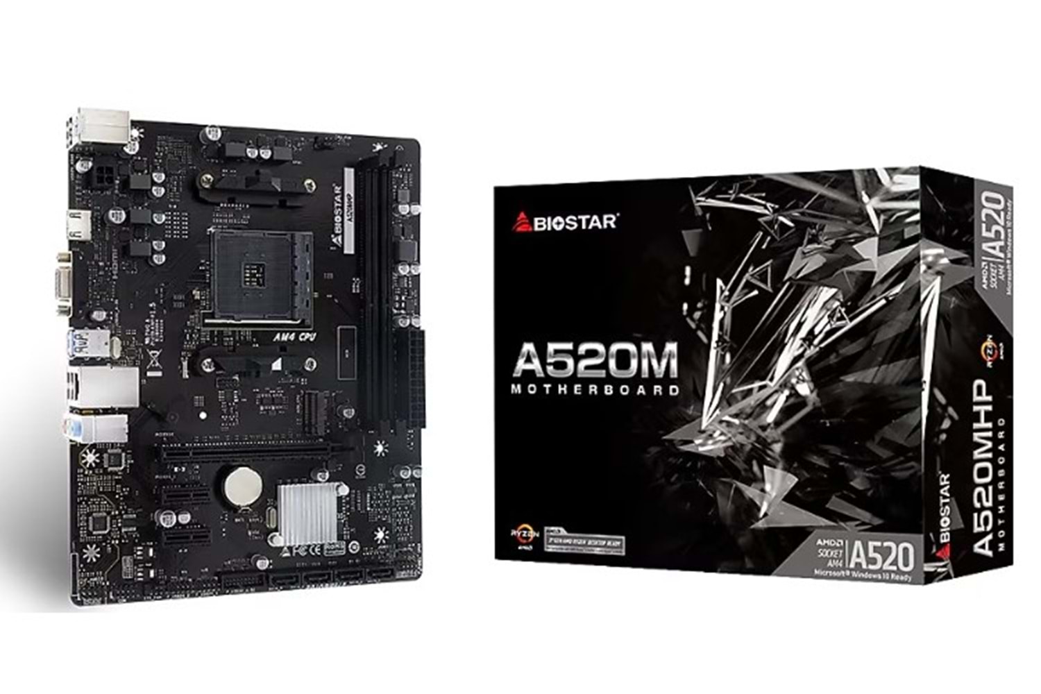 Biostar A520MHP AMD AM4 DDR4 Micro ATX Anakart