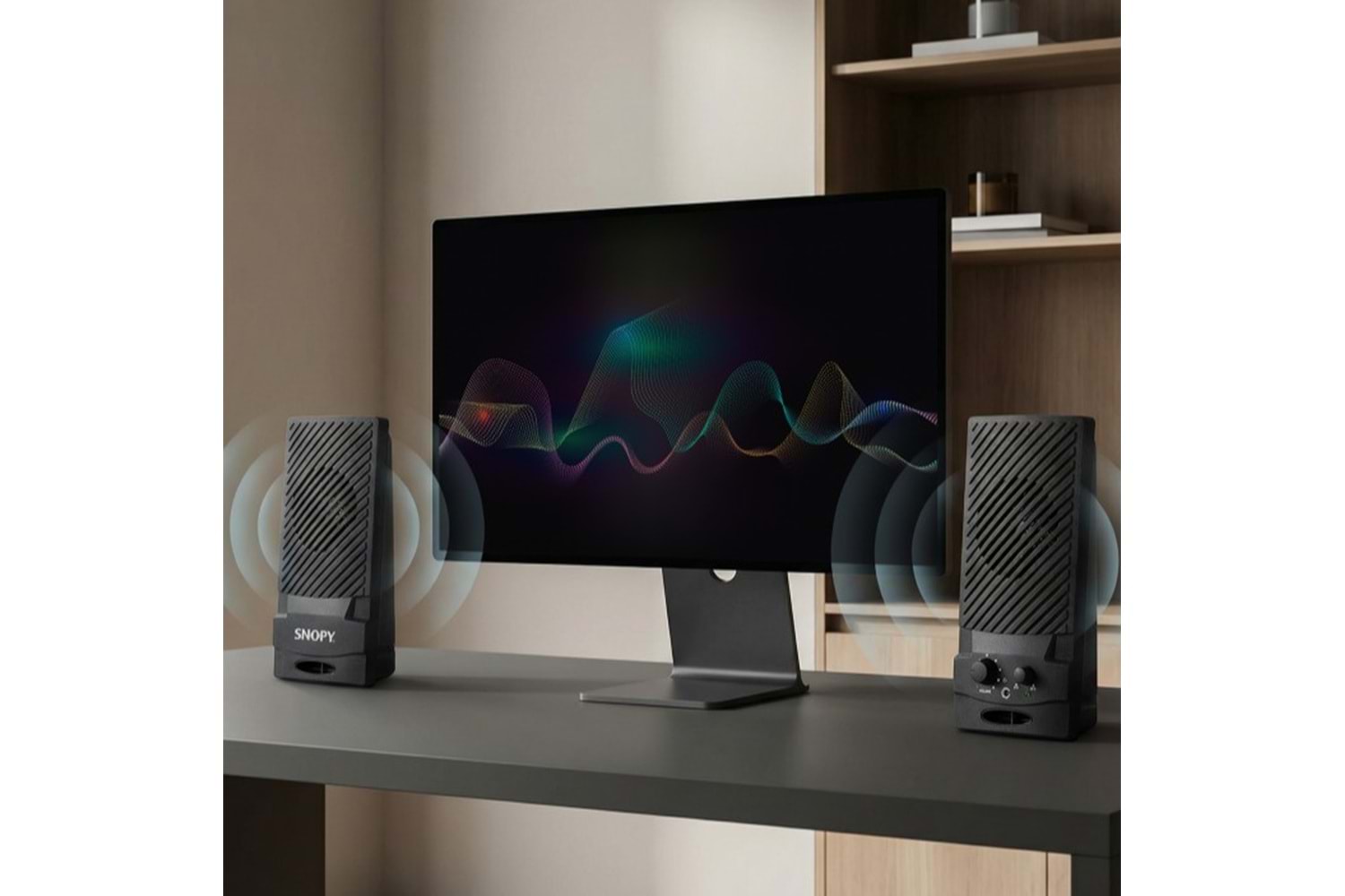 Snopy SN-510 2.0 Siyah USB Speaker Hoparlör