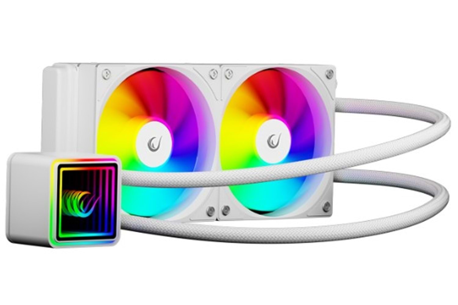 Rampage INFINITE V240 Beyaz ARGB LGA1700/1851 / AM5 Uyumlu 240mm Sıvı Soğutmalı CPU Fan