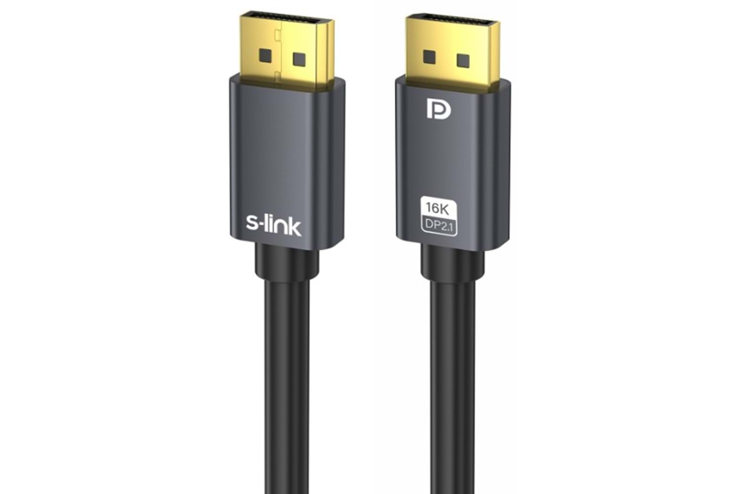 S-link SL-SDP16K03 2.1v 3M 16K 30HZ 8K 60HZ Display Port M/M Kablo