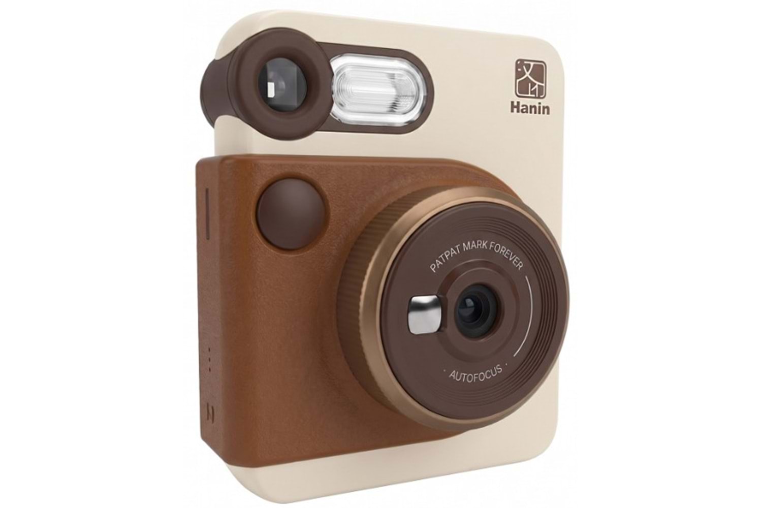 Hanin M6 Pro Instant Ekranlı Kamera HCP.2TS25H 2MP 300DPI Anında Baskı Yapabilen Seyahat Kamerası Kahverengi