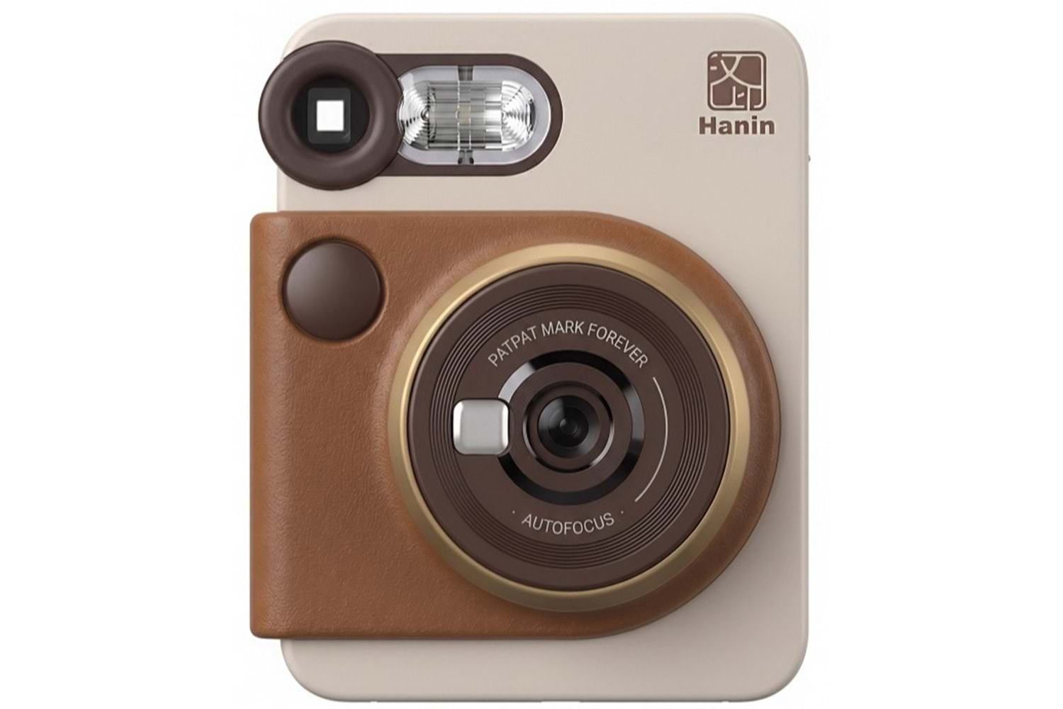 Hanin M6 Pro Instant Ekranlı Kamera HCP.2TS25H 2MP 300DPI Anında Baskı Yapabilen Seyahat Kamerası Kahverengi