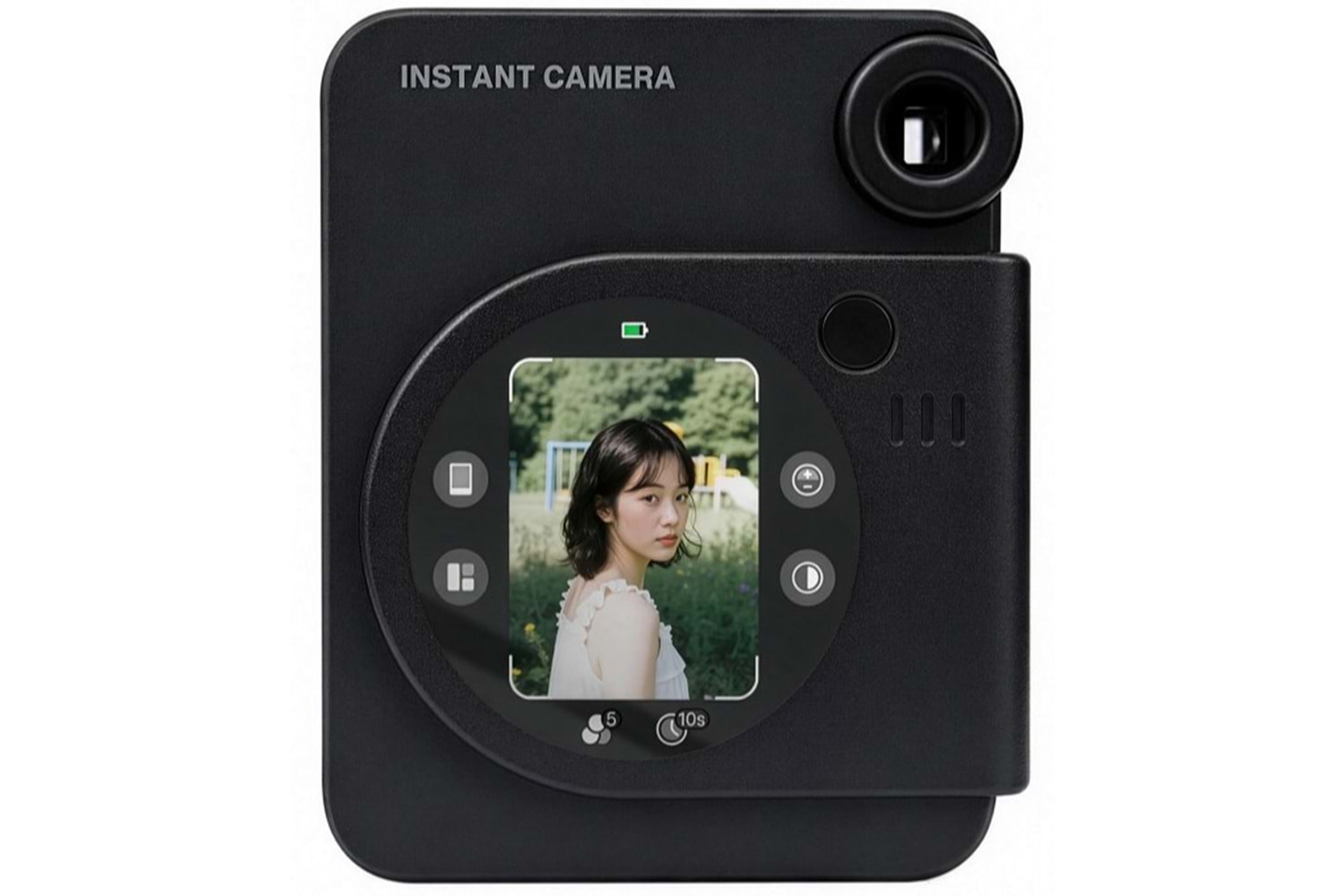 Hanin M6 Pro Instant Ekranlı Kamera HCP.2TS25H 2MP 300DPI Anında Baskı Yapabilen Seyahat Kamerası Siyah