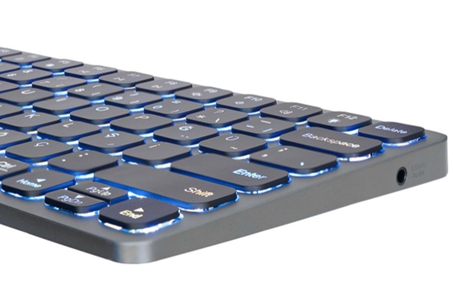 S-Link SW-K801 Siyah USB 8 in 1 USB Q Klavye 2*USB, HDMI, TYPE-C, AUX, TF ve SD Okuyuculu HUB Klavye